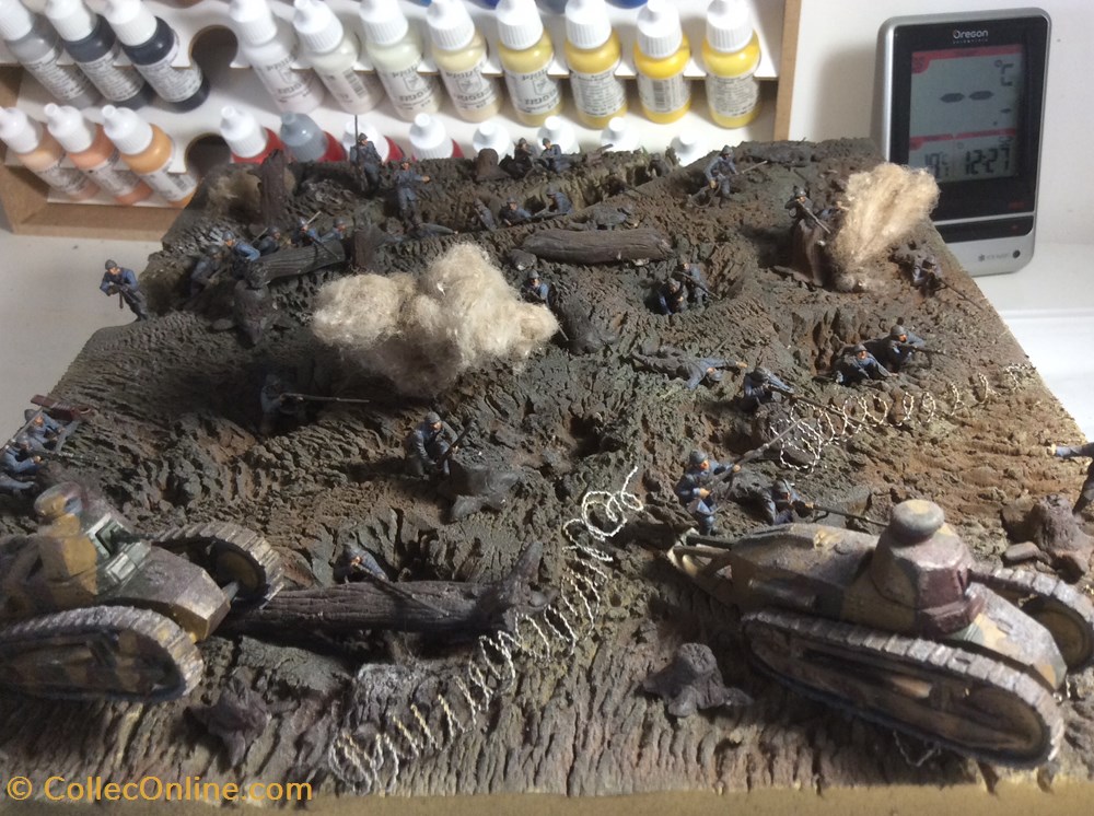 figurines historique les tranchees 1917