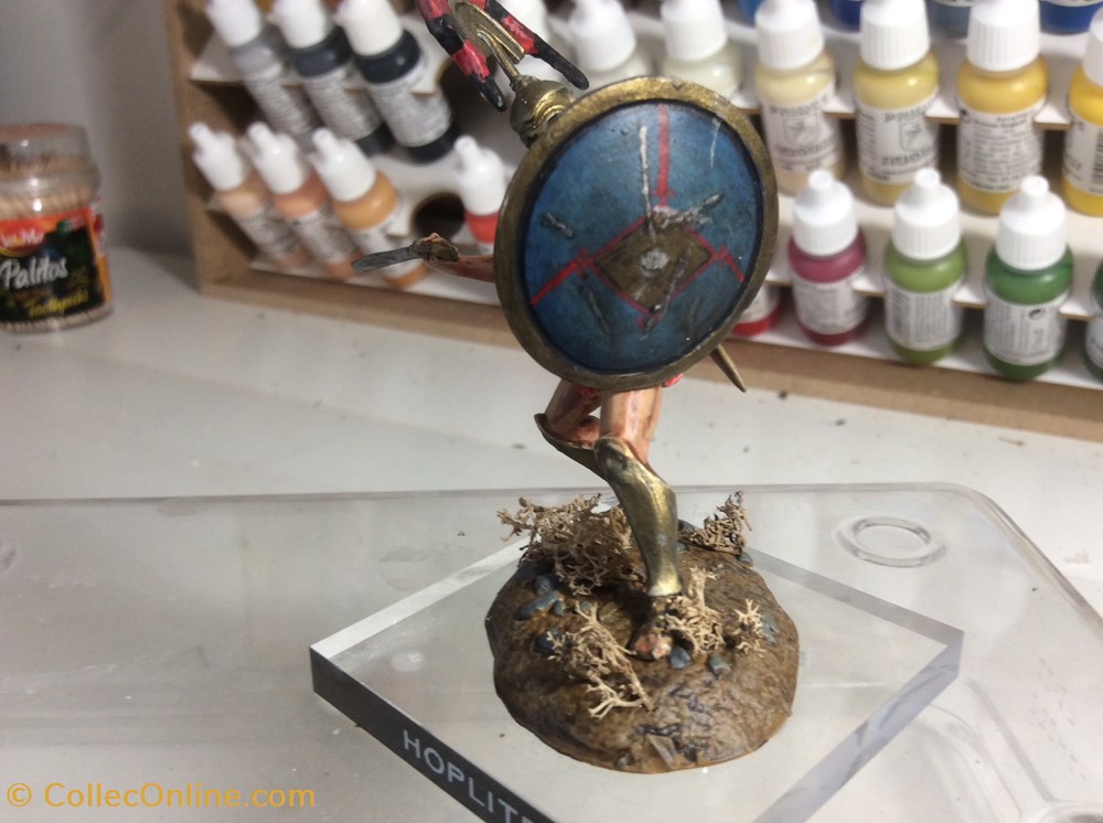 figurine historique hoplite el viero 54mm