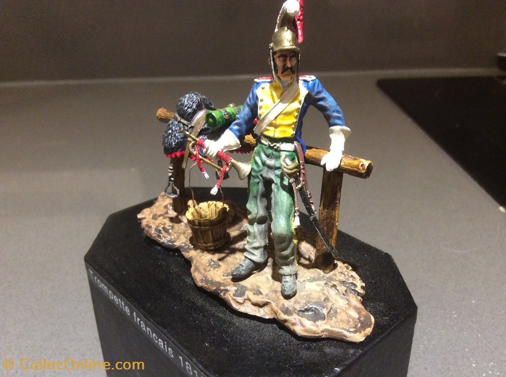 Trompette français guerres napoléoniennes 2 figurines historiques trompette francais guerres napoleoniennes
