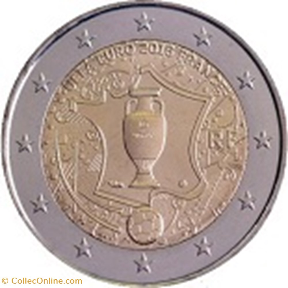 monnaies 2016 france uefa