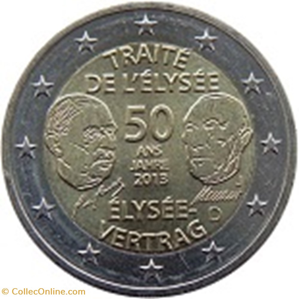 2013-allemagne_traite de l-elysee monnaies 2013 allemagne traite de l elysee