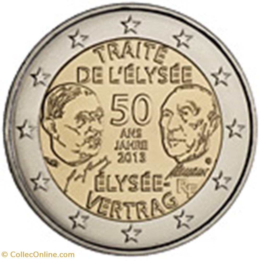 monnaies 2013 france traite de l elysee
