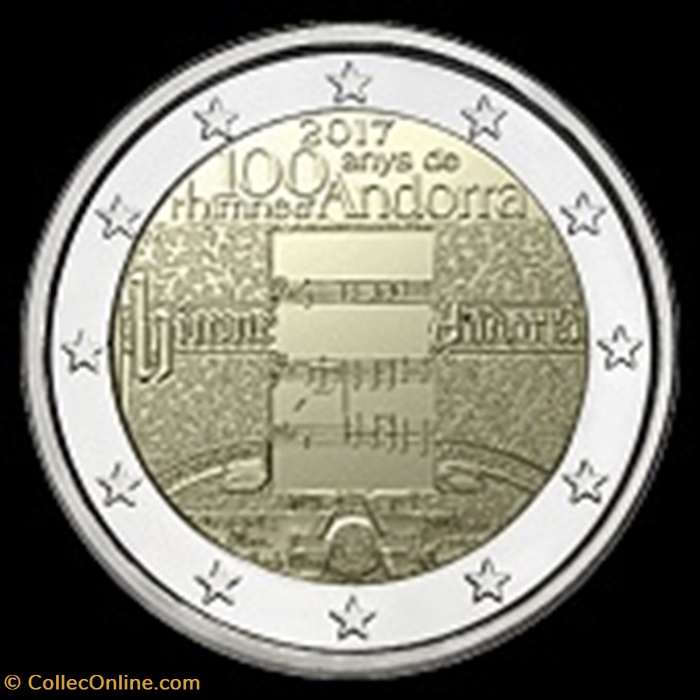 monnaies 2017 andorre hymme national