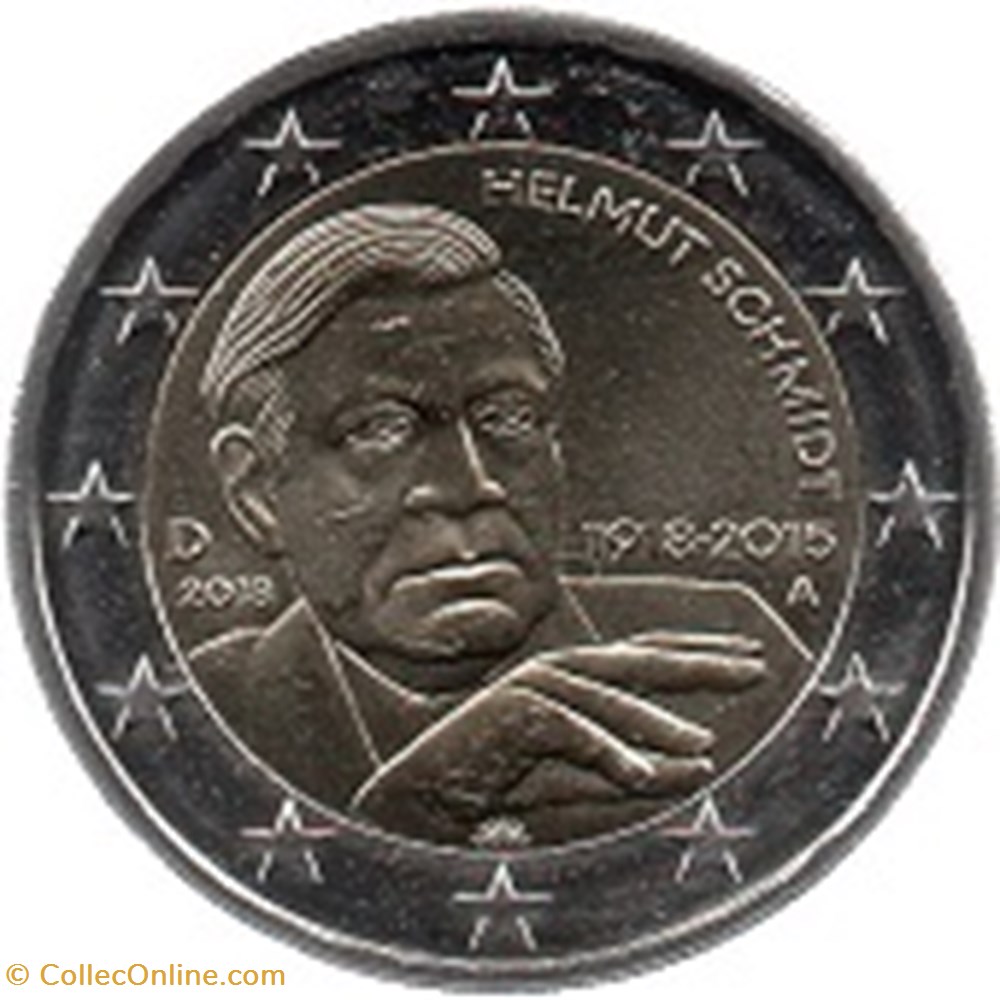 monnaies 2018 allemagne helmut schmidt