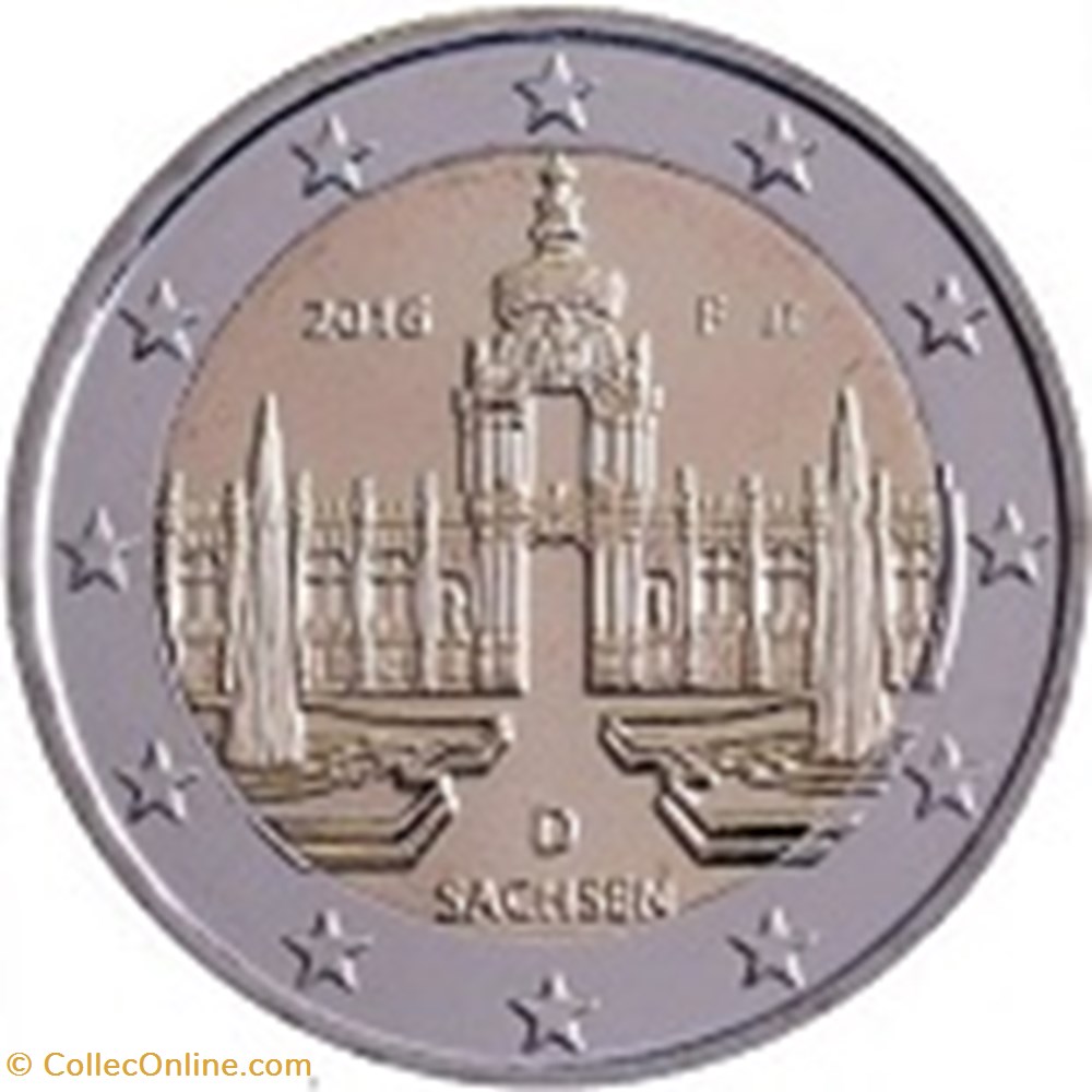 monnaies 2016 allemagne palais zwinger