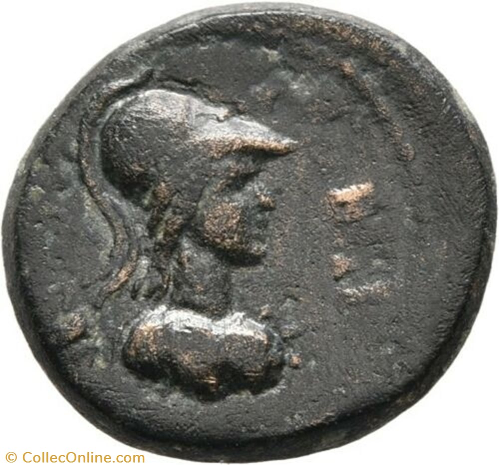 Carie , Tabai , Dioscure monnaie antique av jc ap romaine provinciale carie tabai dioscure