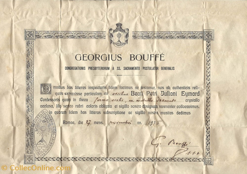 patrimoine religieux objets de cultes 10 reliquaire pierre julien eymard