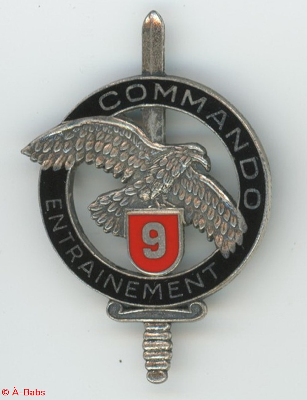 militaria medailles insignes insigne commando n 9 les rousses