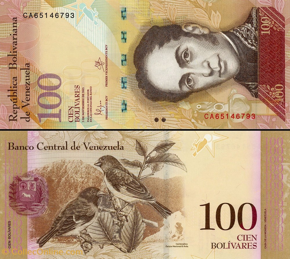 VENEZUELA - PICK 093 k - 100 BOLIVARES - 2015 billets amerique du sud venezuela pick 093 k 100 bolivares 2015