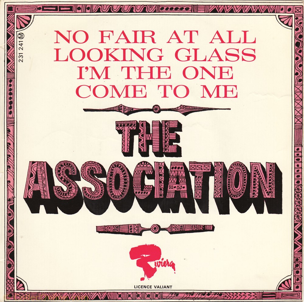 The Association - No fair at all musique instrument vinyle disque tour the association no fair at all