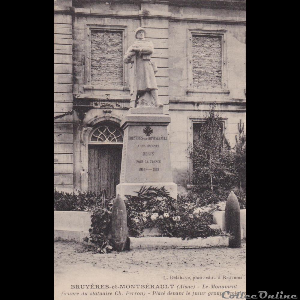 02 - Bruyères et Montbérault carte postale france picardie 02 bruyeres et montberault