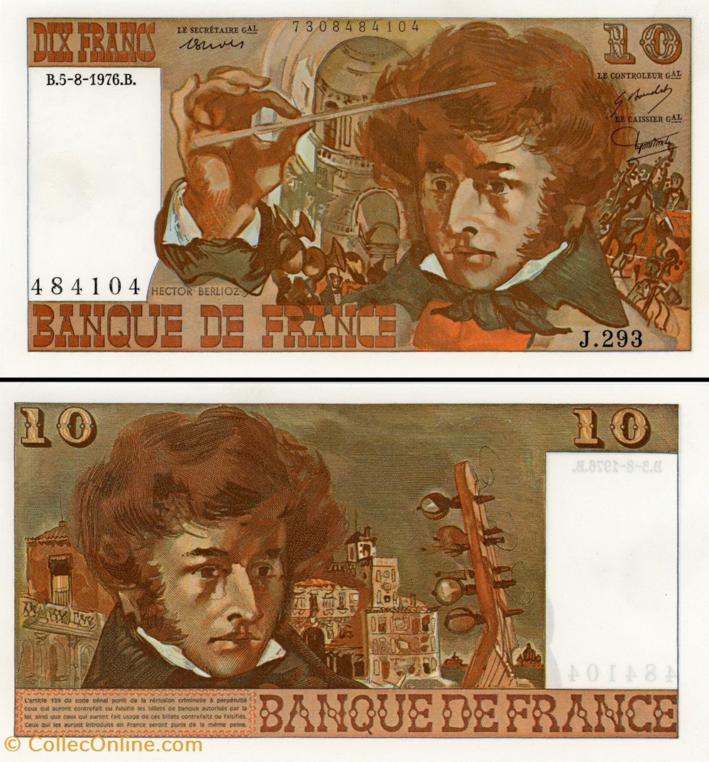 FRANCE - 10 FRANCS billets europe france 10 francs