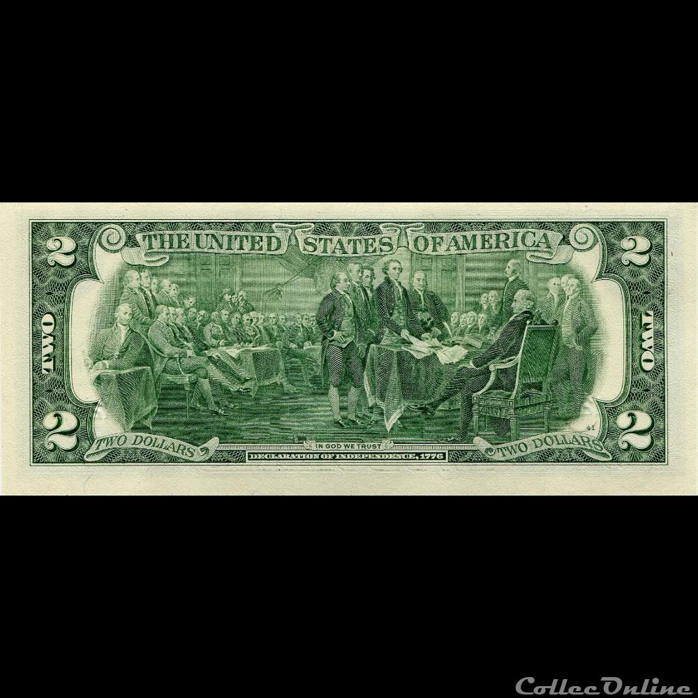 L- San-Francisco District - 2$ Federal Reserve Notes - Small Size 2013 Series billet etat uni bulgarie l san francisco district 2 federal reserve notes small size 2013 series