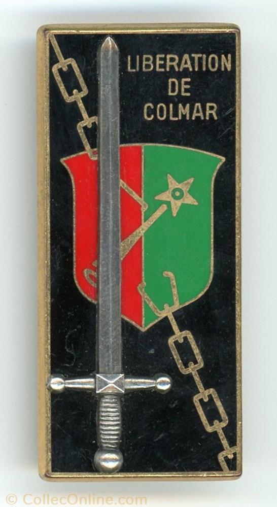 Insigne EOR Coët - 202 - 9° Compagnie - Promotion "Libération de Colmar" militarium medaille insigne eor coet 202 9 compagnie promotion liberation de colmar