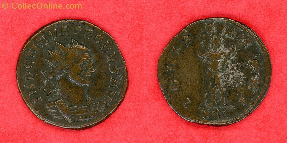 PROBUS - IOVI STATORI - RIC 152 monnaie antique av jc ap romaine republicaine imperiale probus iovi statori ric 152