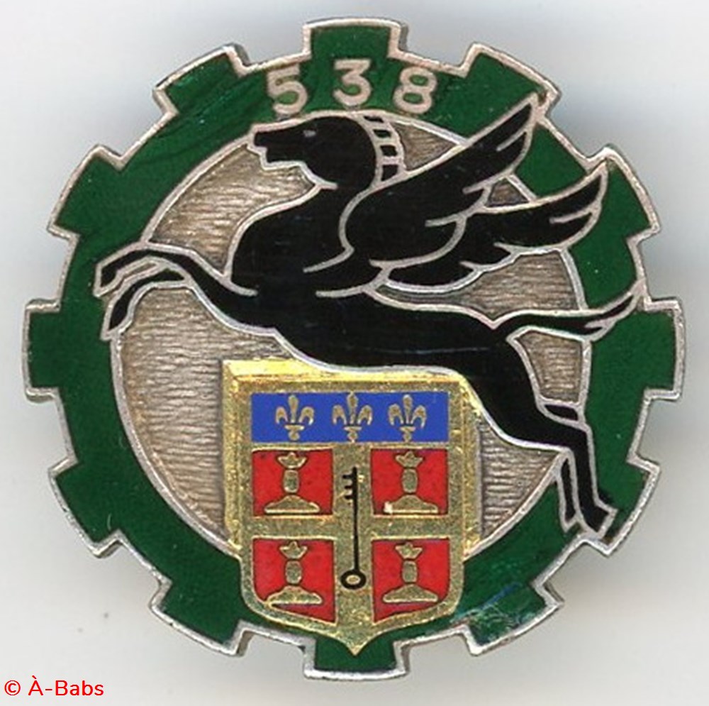 Insigne - Régiment du Train - 538° Groupement de Transport militaria medailles insignes insigne regiment du train 538 groupement de transport