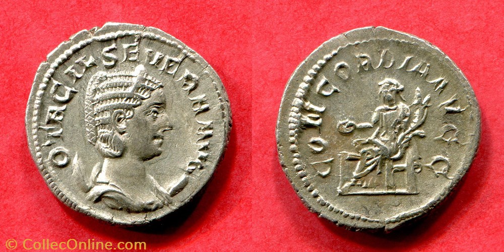 monnaie antique jc ap romaine republicaine imperiale otacilia severa concordia avgg ric 129