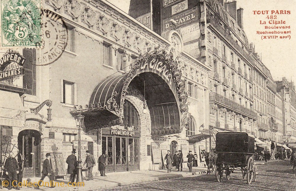 cartes postales europe france collection tout paris 482