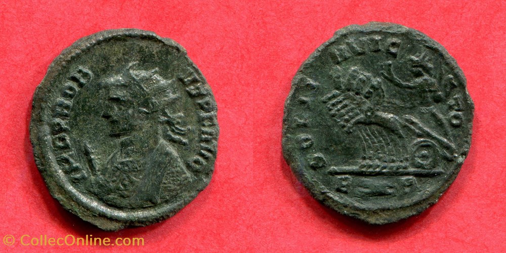 PROBUS - SOLI INVICTO - RIC 202 monnaie antique av jc a ap romaine republicaine imperiale probus soli invicto ric 202