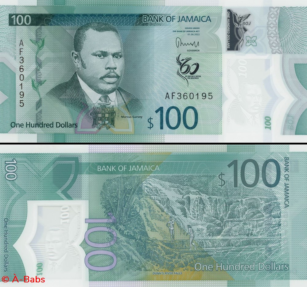 JAMAÏQUE - PICK 97a - 100 DOLLARS - 2022 billets amerique centrale et caraibes jamaique pick 97a 100 dollars 2022