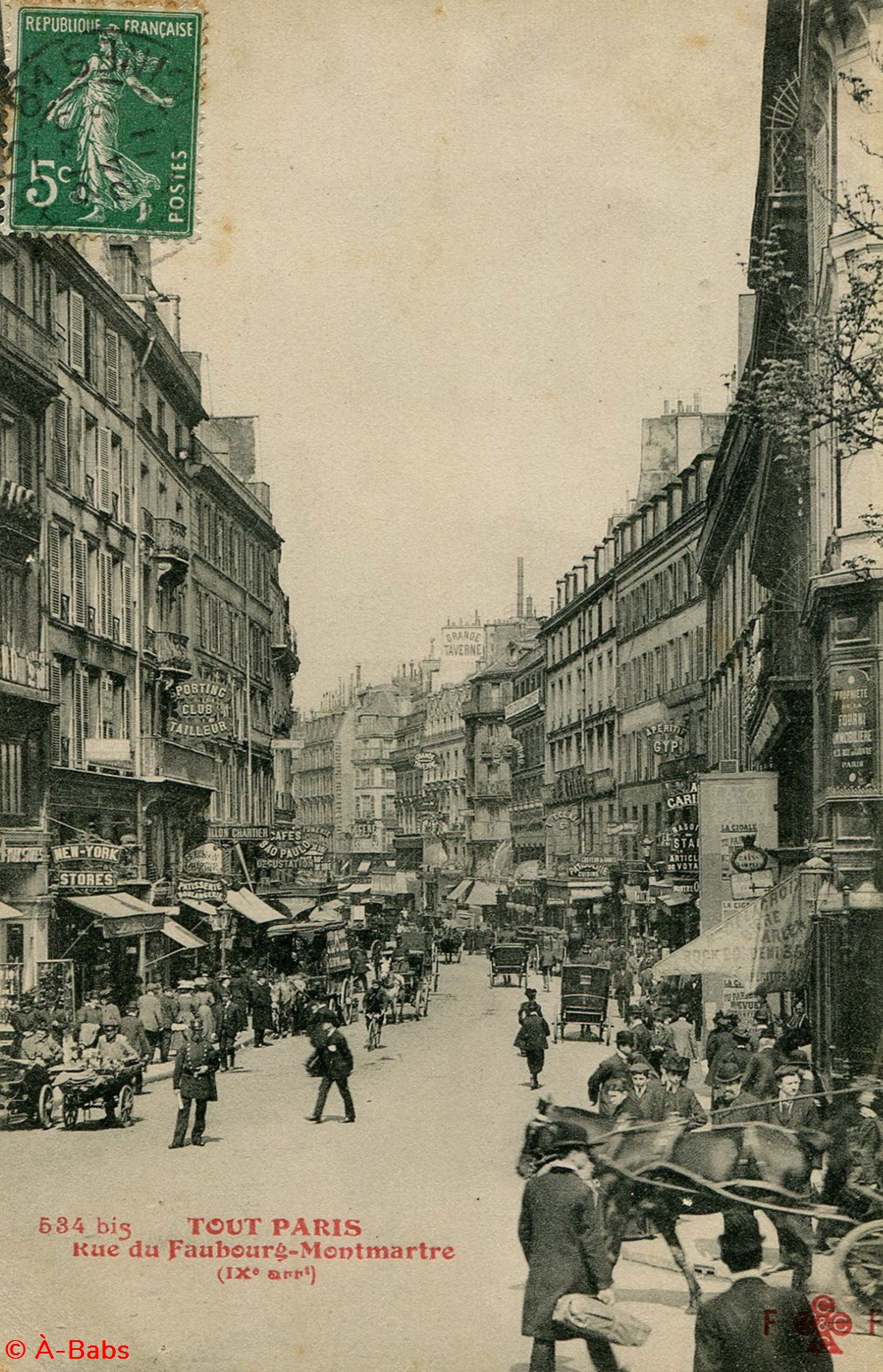cartes postales europe france collection tout paris 534 bis