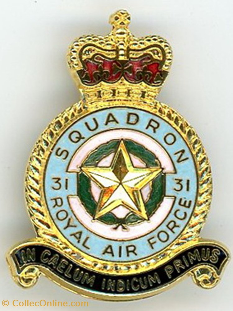militarium medaille insigne r a f 31 squadron xxxi