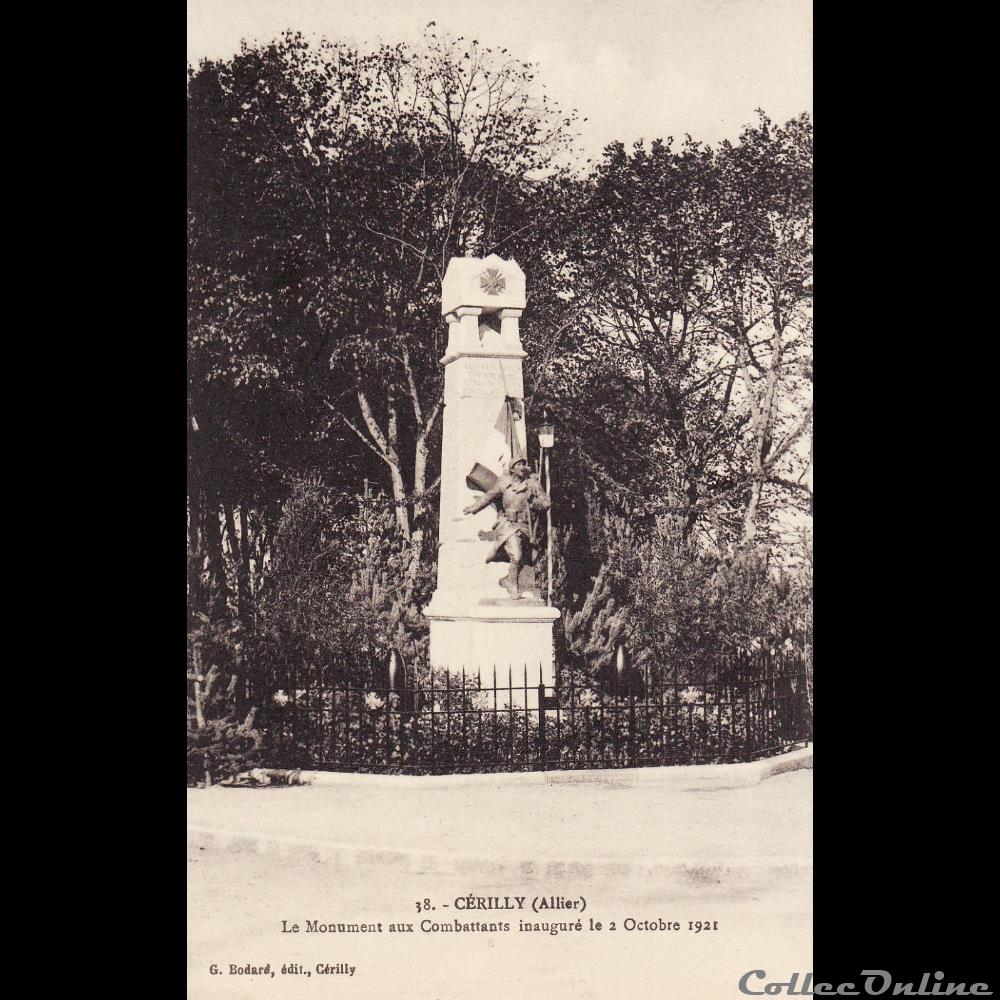 carte postale france auvergne 03 cerilly