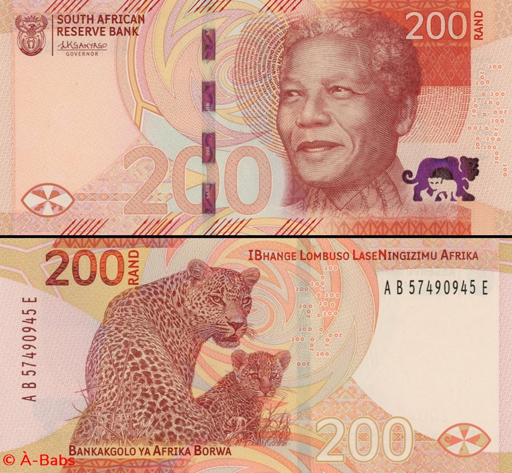 AFRIQUE DU SUD - PICK 152a - 200 RAND - 2023 billets afrique du sud pick 152a 200 rand 2023