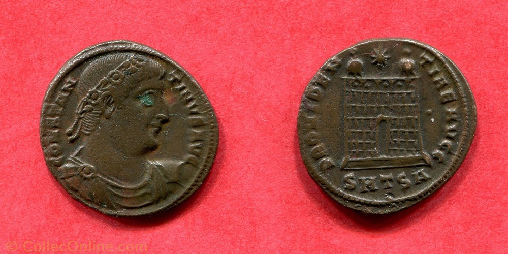 monnaie antique jc ap romaine constantin 1 providen tiae avgg smtsa ric 154