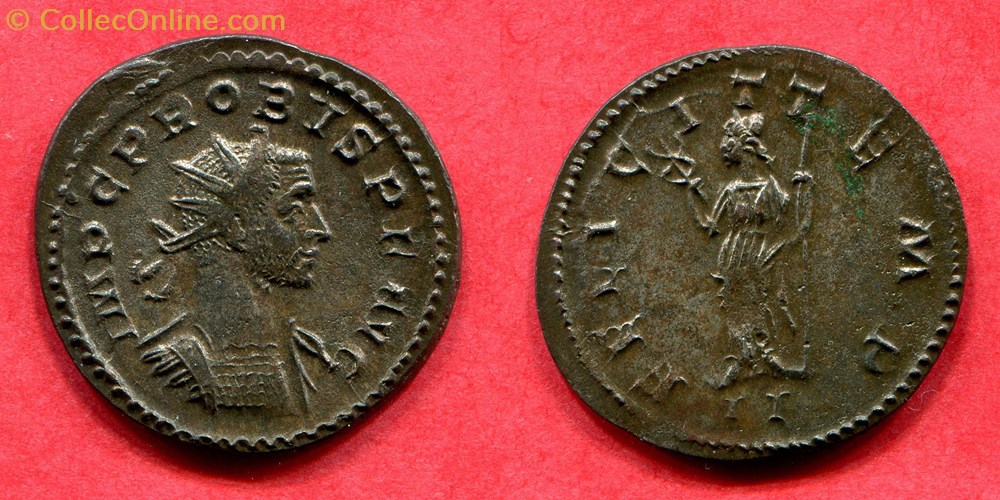 PROBUS - FELICIT TEMP - RIC 210 monnaie antique av jc a ap romaine republicaine imperiale probus felicit temp ric 210