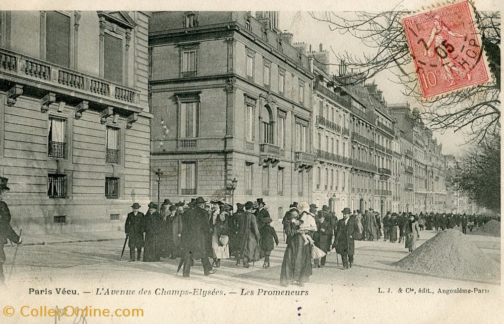 Collection Paris Vécu - N°028 cartes postales europe france collection paris vecu n 028