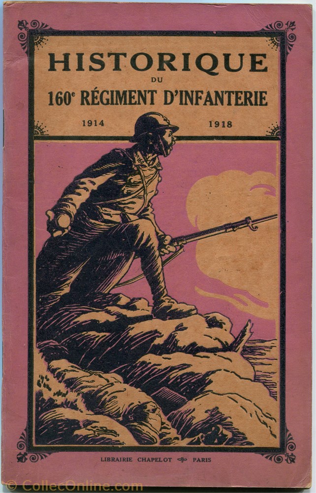 militarium livre revue catalogue historique du 160 regiment infanterie
