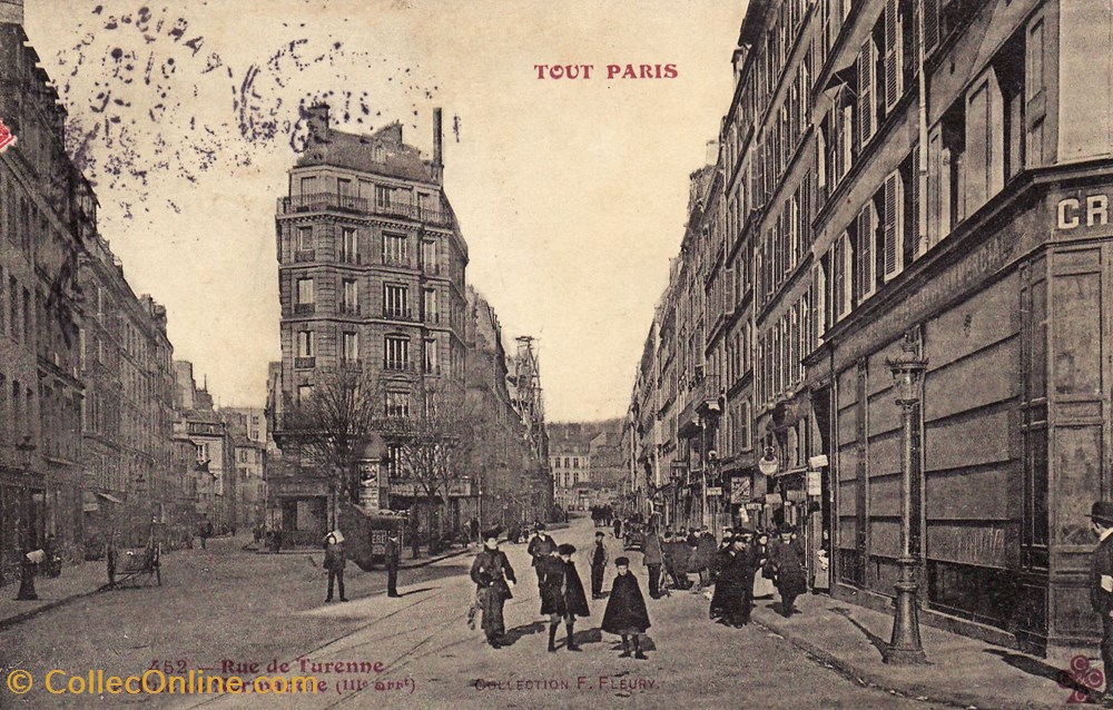 cartes postales europe france collection tout paris 452