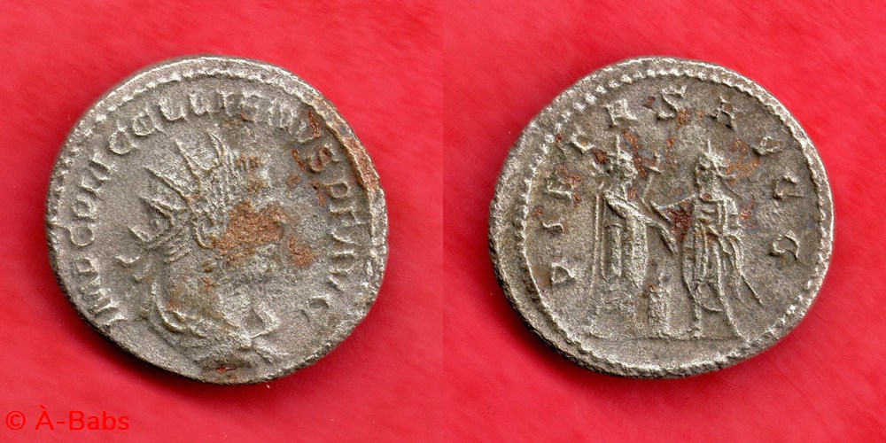 GALLIEN- PIETAS AVGG - RIC 447 monnaies antiques romaines imperiales republicaines gallien pietas avgg ric 447