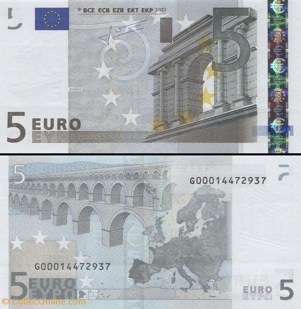 5 EUROS - SIGNATURE TRICHET - PICK 8 G - CHYPRE billets 5 euros signature trichet pick 8 g chypre