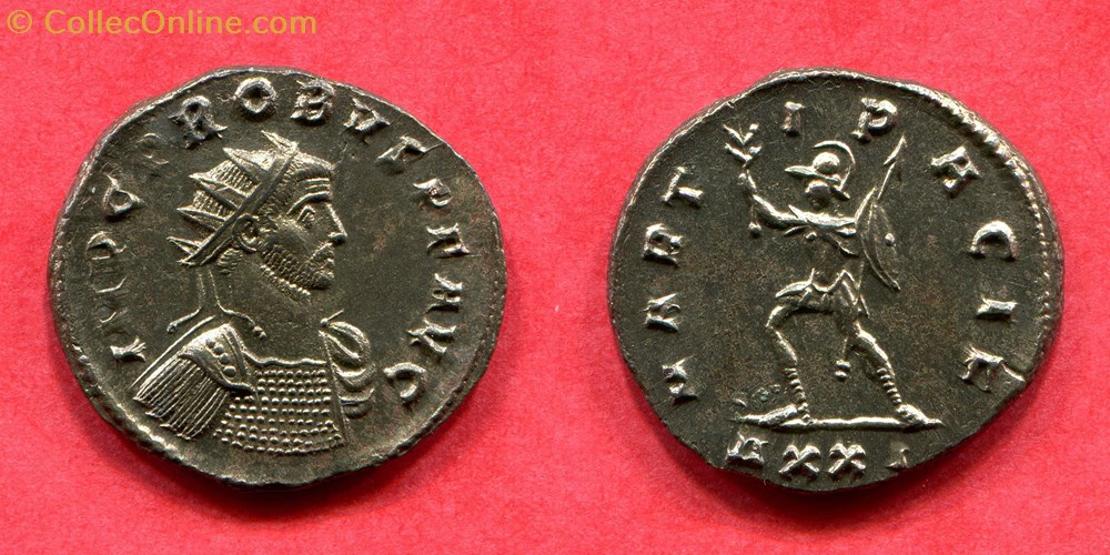 PROBUS - MARTI PACIF - RIC 541 monnaie antique av jc ap romaine republicaine imperiale probus marti pacif ric 541
