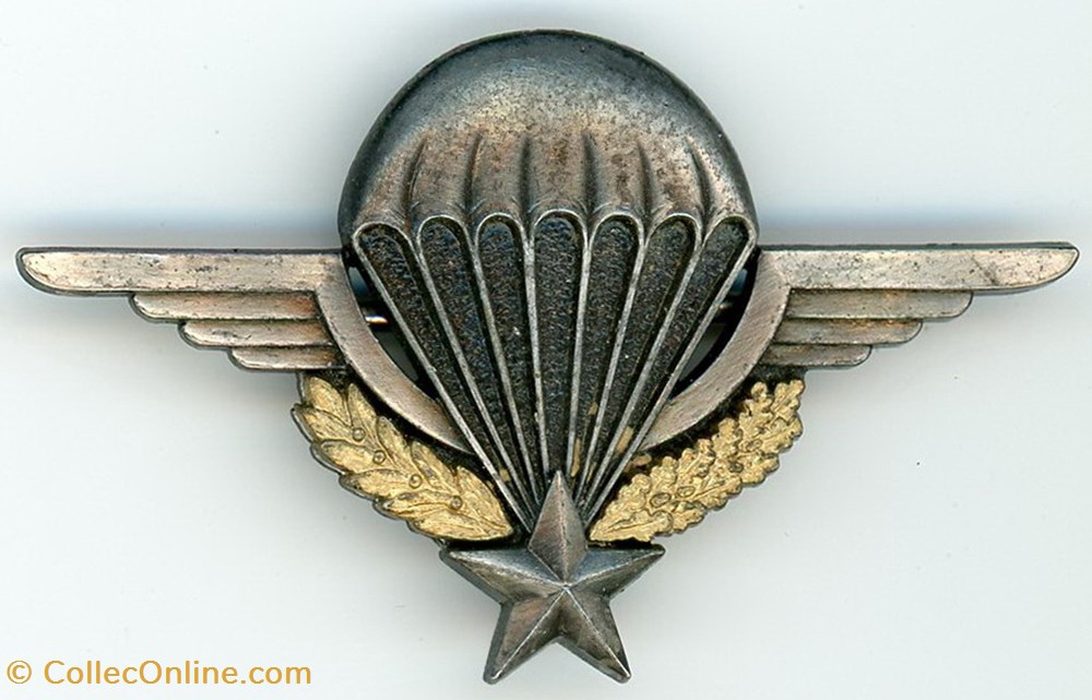 militaria medailles insignes brevet parachutiste