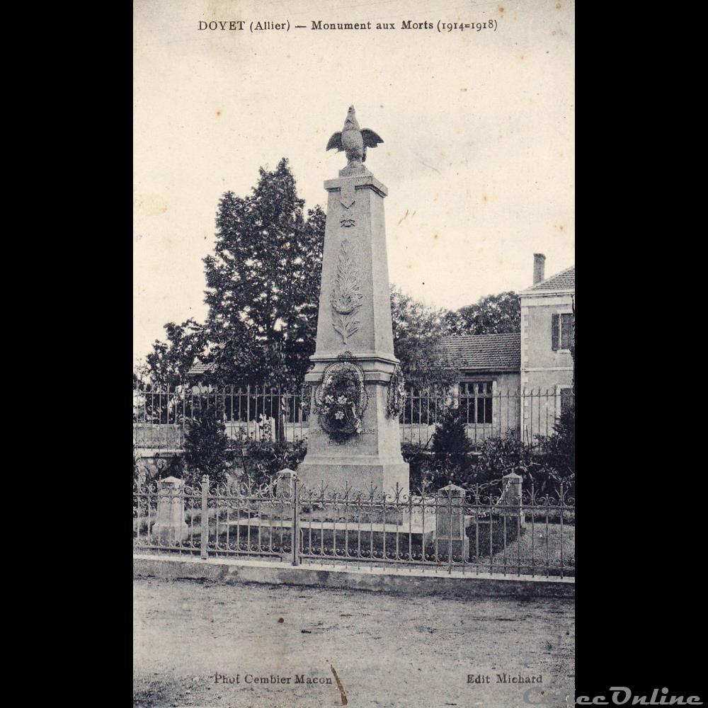 03 - Doyet carte postale france auvergne 03 doyet