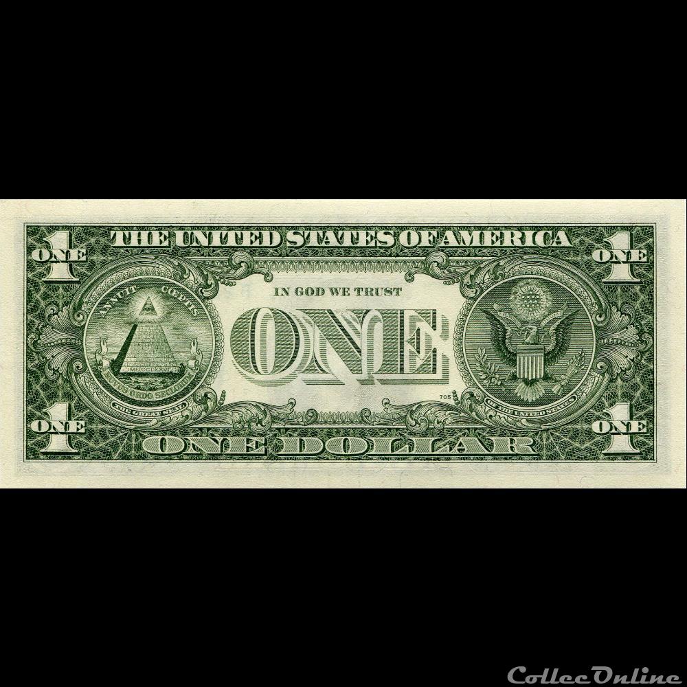 F- 1$ Federal Reserve Notes - Small Size 1981A Series billet amerique du nord etat uni f 1 federal reserve notes small size 1981a series