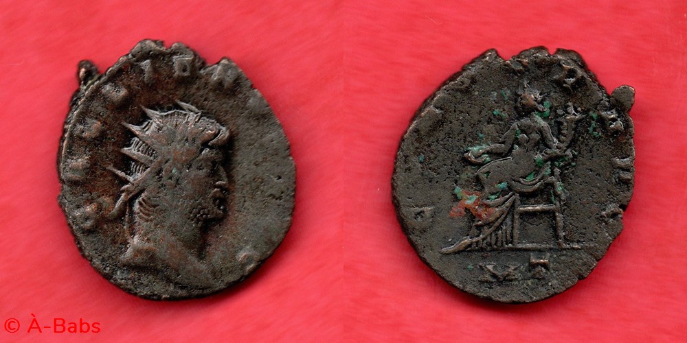 GALLIEN- CONCOR AVG - RIC 471 monnaies antiques romaines imperiales et republicaines gallien concor avg ric 471