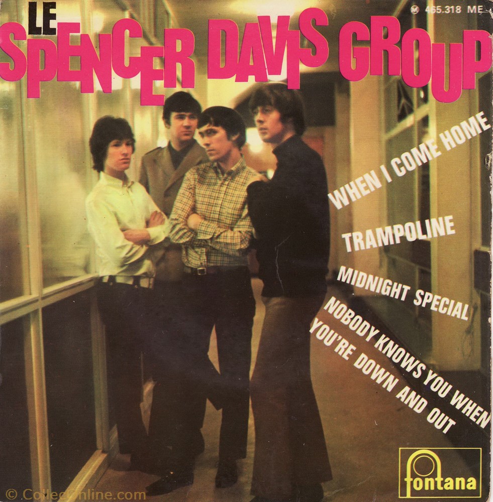 musique instrument vinyle disque tour spencer davis group when i come home