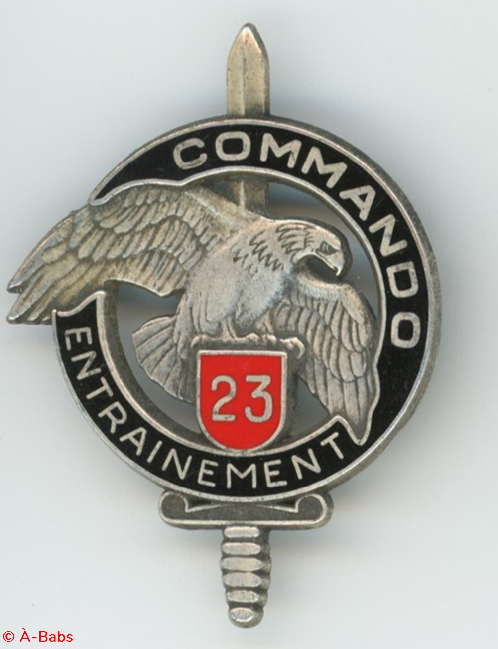 Insigne - Commando - N° 23 - Les Rousses militaria medailles insignes insigne commando n 23 les rousses