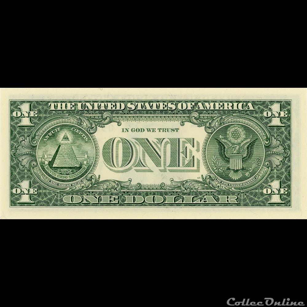 D- 1$ Federal Reserve Notes - Small Size 2017 Series billet amerique du nord etat uni d 1 federal reserve notes small size 2017 series