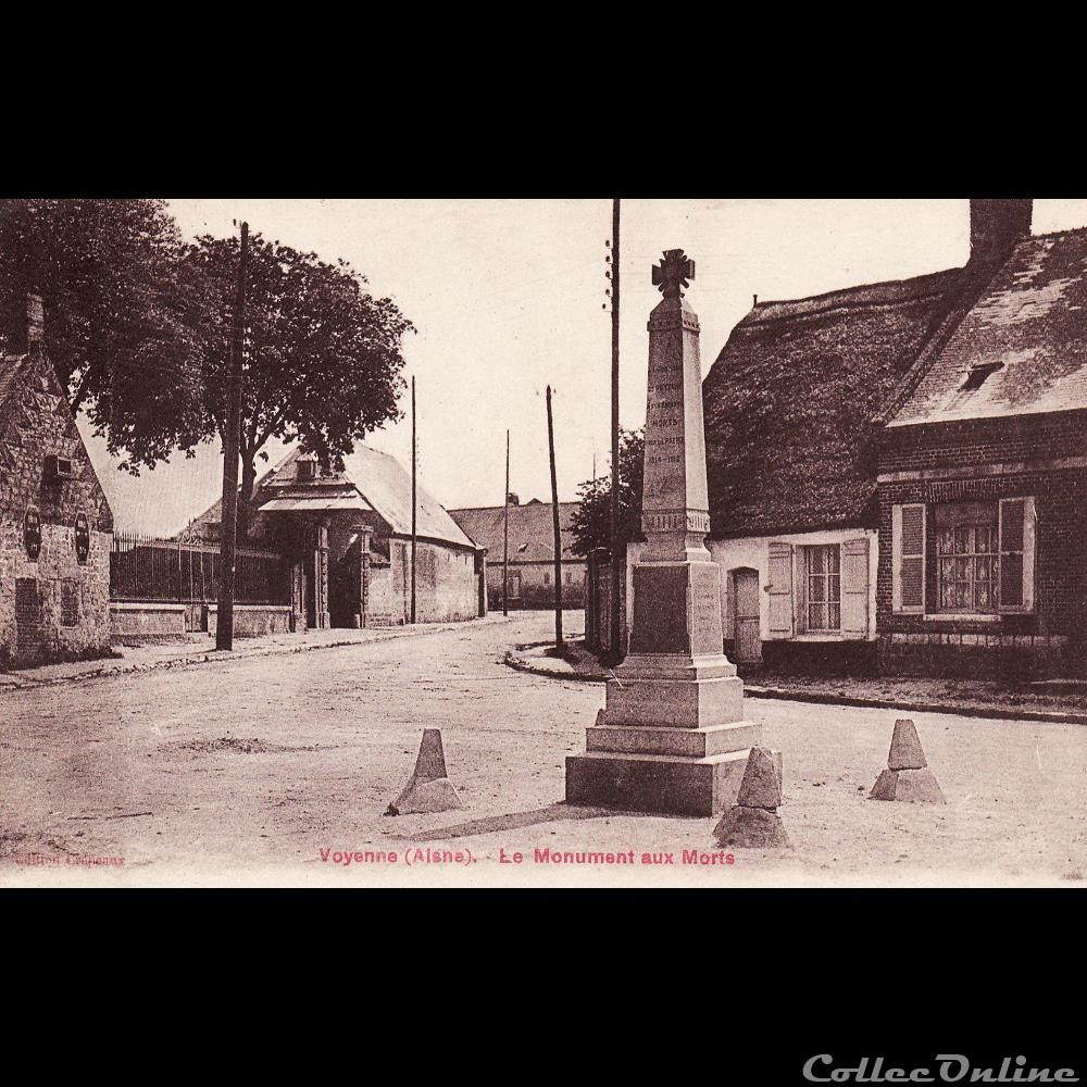 02 - Voyenne carte postale france picardie 02 voyenne
