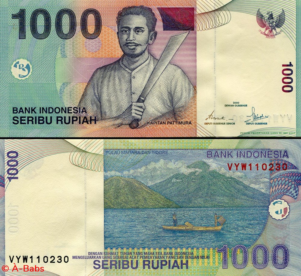INDONÉSIE - PICK 141 c - 1000 ROUPIES - 2002 billets asie indonesie pick 141 c 1000 roupies 2002