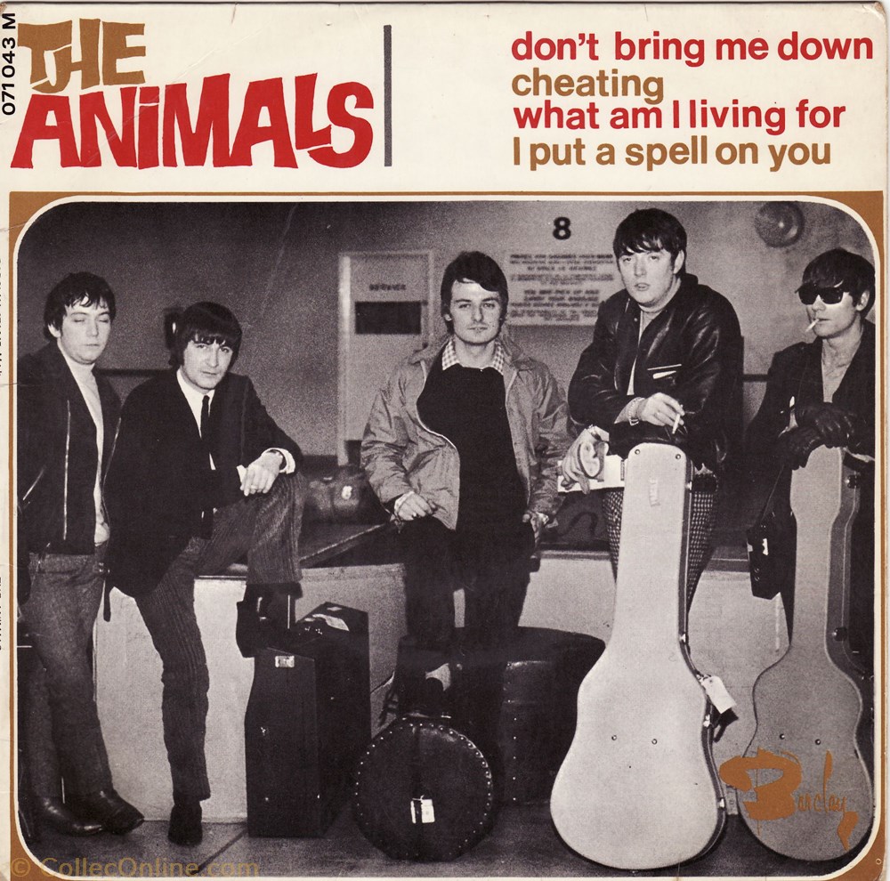 musique instrument vinyle disque tour the animals dot bring me down