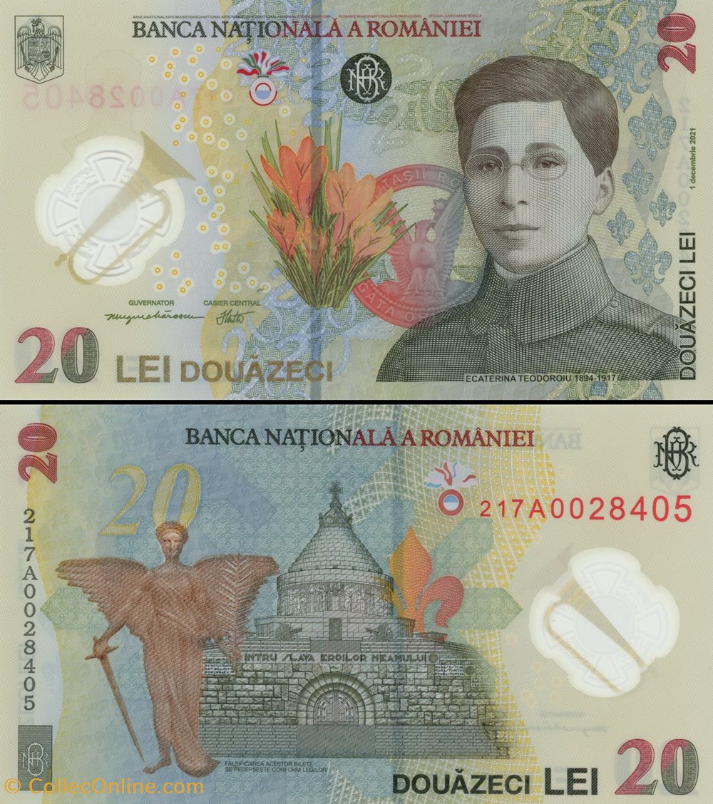 ROUMANIE - PICK 127 - 20 LEI - 2021 billets europe roumanie pick 127 20 lei 2021