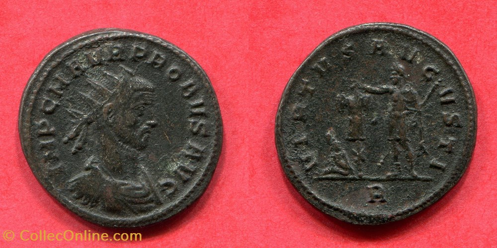 PROBUS - VIRTVS AVGVSTI - RIC 243 monnaie antique jc ap romaine republicaine imperiale probus virtvs avgvsti ric 243