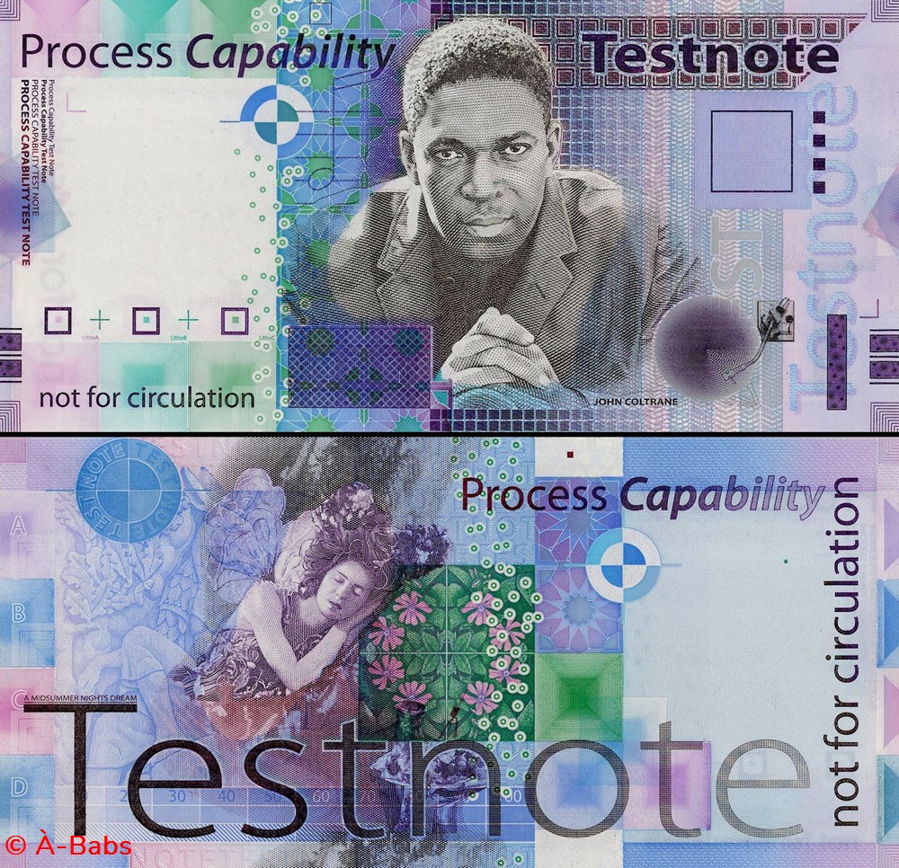 Billet Test note Société de la Rue - Londres - Coltrane billets billet test note societe de la rue londres coltrane