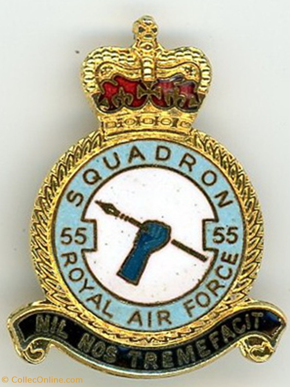 Insigne R.A.F - 55° Squadron militaria medailles insignes insigne r a f 55 squadron